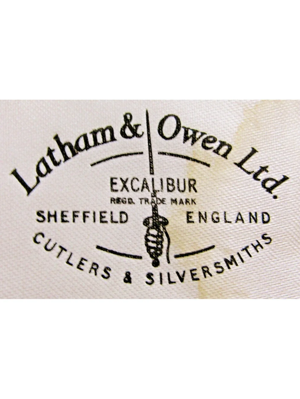 Set of 6 Antler Handle Latham & Owen Excalibur Sheffield England Steak Knives